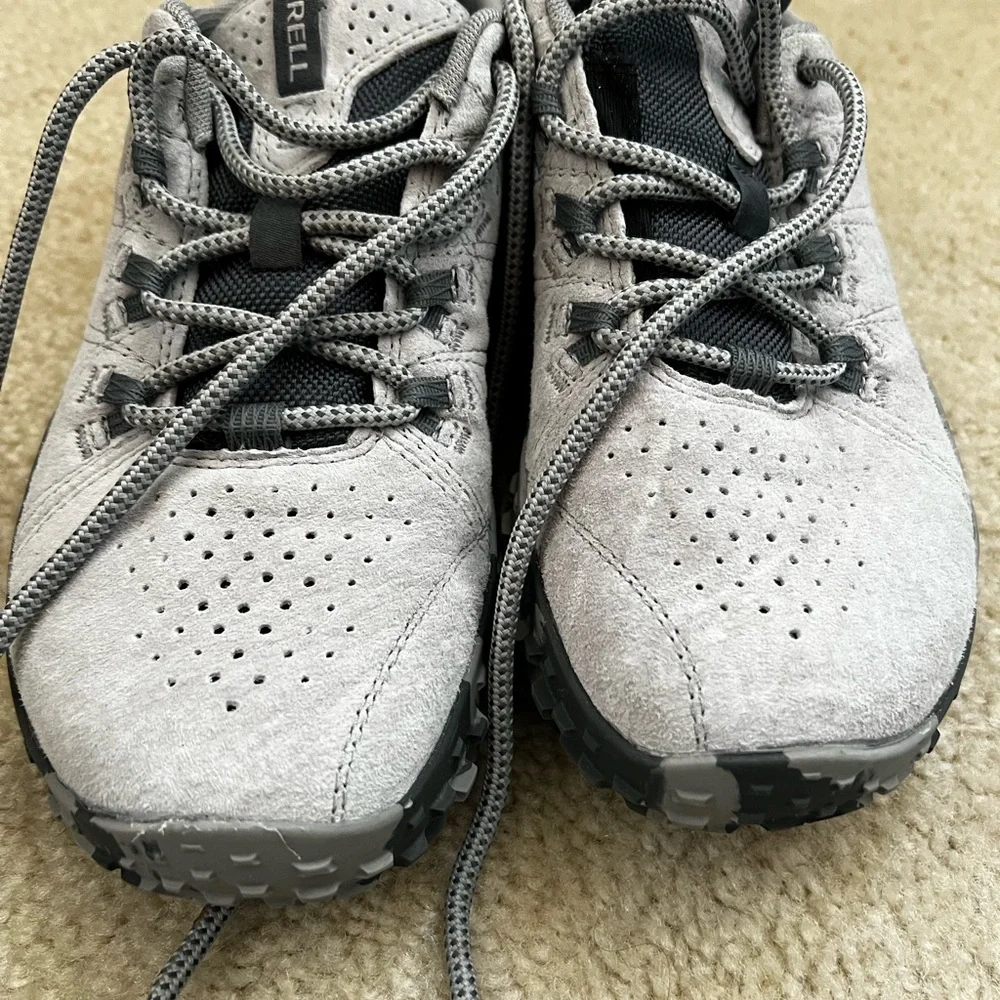 Merrell Women's Wrapt Gray and Dark Green - Picture 2 of 4